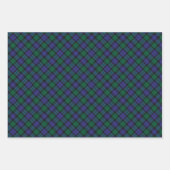 Feuille De Papier Cadeau écossais Tartan Plaid Motifs (Devant 3)