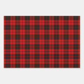 Feuille De Papier Cadeau écossais Tartan Plaid Motifs (Devant)
