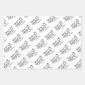 Feuille De Papier Cadeau Écriture biblique Citation de texte religieux (Devant 3)