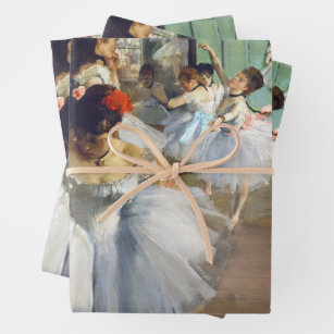 Feuille De Papier Cadeau Edgar Degas - Classe Danse