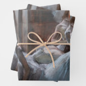 Feuille De Papier Cadeau Edgar Degas - Danseurs (En situation)