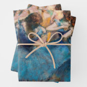 Feuille De Papier Cadeau Edgar Degas - Danseurs en bleu (En situation)