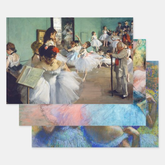 Feuille De Papier Cadeau Edgar Degas - Sélection de chefs-d'oeuvre (Lot)