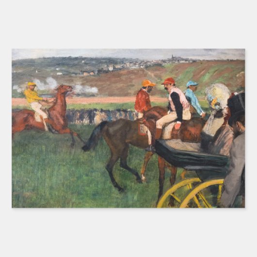 Feuille De Papier Cadeau Edgar Degas - Sélection de course (Devant 3)