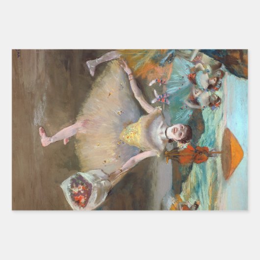 Feuille De Papier Cadeau Edgar Degas - Sélection de danseurs (Devant 3)