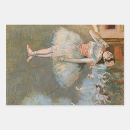 Feuille De Papier Cadeau Edgar Degas - Sélection de danseurs (Devant 2)