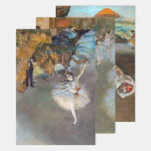 Feuille De Papier Cadeau Edgar Degas - Sélection de danseurs