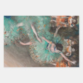 Feuille De Papier Cadeau Edgar Degas - Swaying Dancer / Danseuse en vert (Devant 3)
