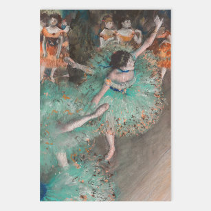 Feuille De Papier Cadeau Edgar Degas - Swaying Dancer / Danseuse en vert