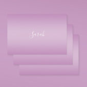 Feuille De Papier Cadeau Editable Soft Mauve Ombre & White Text Script