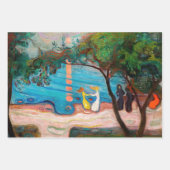 Feuille De Papier Cadeau Edvard Munch - Sélection de chefs-d'oeuvre (Devant 3)