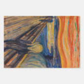 Feuille De Papier Cadeau Edvard Munch - The Scream 1893 (Devant 2)