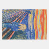 Feuille De Papier Cadeau Edvard Munch - The Scream 1895 (Devant 3)
