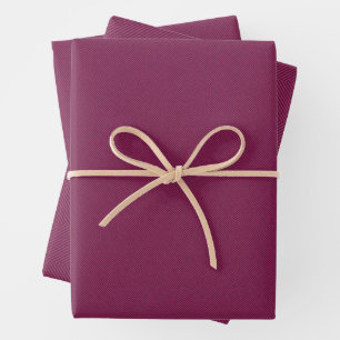 Feuille De Papier Cadeau Effet tweed à chevrons Noël mûre