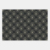 Feuille De Papier Cadeau Éffrayant Chic Halloween (Devant)