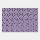 Feuille De Papier Cadeau Éffrayant Citrouille de chats Halloween (Devant 3)