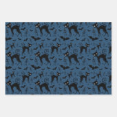 Feuille De Papier Cadeau Éffrayant Haunween Motif (Devant 3)