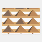 Feuille De Papier Cadeau Egyptian Pyramids Pattern (Devant 3)