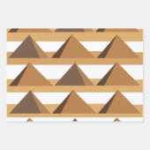 Feuille De Papier Cadeau Egyptian Pyramids Pattern (Devant)