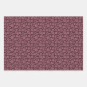 Feuille De Papier Cadeau Ehpopoki Floral x 3 (Devant 2)