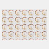 Feuille De Papier Cadeau Eid Al-Adha Mubarak Pink (Devant 2)