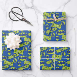 Feuille De Papier Cadeau Electric Up Batman - The Dark Knight Pattern