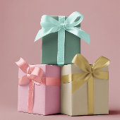 Feuille De Papier Cadeau Élégance bouchée - Ensemble solide 4