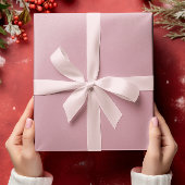 Feuille De Papier Cadeau Élégance boueuse - Rose solide