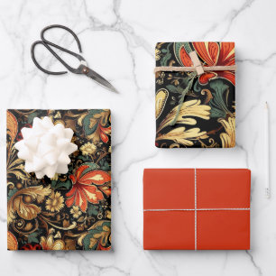 Feuille De Papier Cadeau Élégance Vintage médiévale