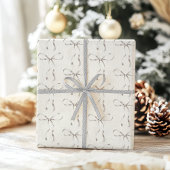 Feuille De Papier Cadeau Élégant Boho minimal Texture et vaches vacances