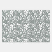 Feuille De Papier Cadeau Elegant Botanic Climbing Vines Soft Silhouette (Devant 3)