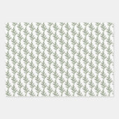 Feuille De Papier Cadeau Élégant Classic Pine Wreath Noël (Devant 2)