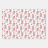 Feuille De Papier Cadeau Élégant Cute Kitty Sweet Candy Noël (Devant 2)