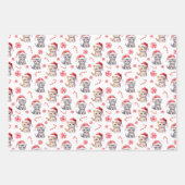 Feuille De Papier Cadeau Élégant Cute Kitty Sweet Candy Noël (Devant)