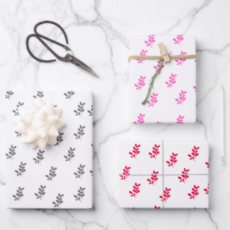 Feuille De Papier Cadeau Élégant ensemble cadeau Feuille de 3