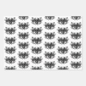 Feuille De Papier Cadeau Élégant ensemble de goth romantique (Devant)