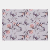 Feuille De Papier Cadeau Élégant floral multi-usage (Devant)