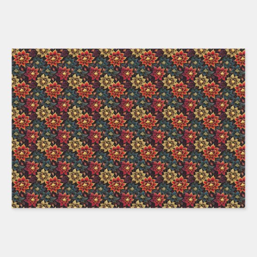 Feuille De Papier Cadeau Elegant Gift Wrap Sheets (Devant)