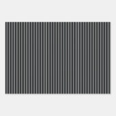 Feuille De Papier Cadeau Elegant Grey Damask (Devant 2)