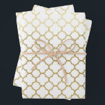Feuille De Papier Cadeau Elégant Hexagon d'or Abstrait Mariage Motif<br><div class="desc">Un cadeau mariage dans un faux hexagone abstrait motif fait une présentation géniale. Idéal pour les jeunes mariés,  les douches nuptiales,  les wedding showers,  les nouvelles maisons,  les douches fiançailles,  et plus encore.</div>