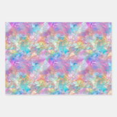 Feuille De Papier Cadeau Élégant Iridescente Motif en verre de qualité : Lu (Devant)