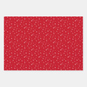 Feuille De Papier Cadeau Élégant Jeu de Noël Whimsical moderne ensemble de  (Devant 3)