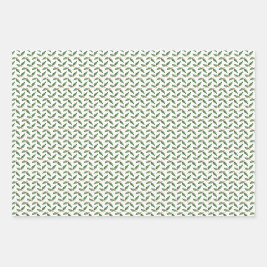 Feuille De Papier Cadeau Élégant Joyeux Noël (Devant 2)