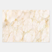 Feuille De Papier Cadeau Elégant marbre rose (Devant 2)