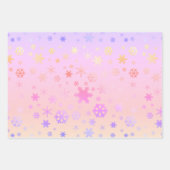 Feuille De Papier Cadeau Élégant mignon Motifs de Noël holographique (Devant 3)