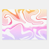 Feuille De Papier Cadeau Élégant mignon Motifs de Noël holographique (Devant)