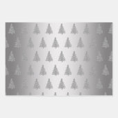 Feuille De Papier Cadeau Élégant motif de sapin de Noël (Devant 3)