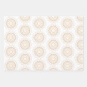 Feuille De Papier Cadeau Élégant Motif Mandala Gold (Devant 3)