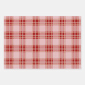 Feuille De Papier Cadeau Élégant Motif rouge (Devant 2)