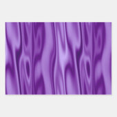 Feuille De Papier Cadeau Elégant Noël violet/Lavande Satin tendance (Devant)